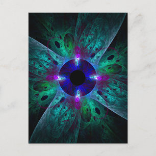The Eye Abstract Art Postcard