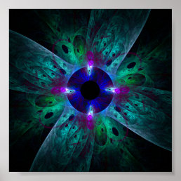 The Eye Abstract Art Poster