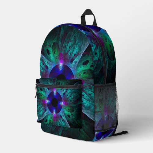 The Eye Abstract Art Printed Backpack