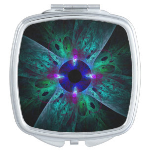 The Eye Abstract Art Square Vanity Mirror