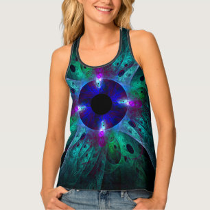 The Eye Abstract Art Tank Top