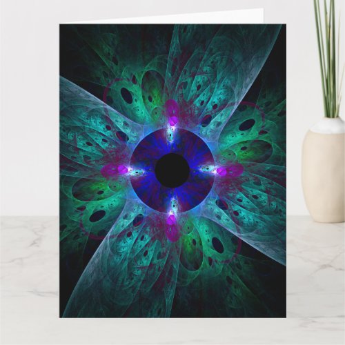 The Eye Abstract Art Thank You Card