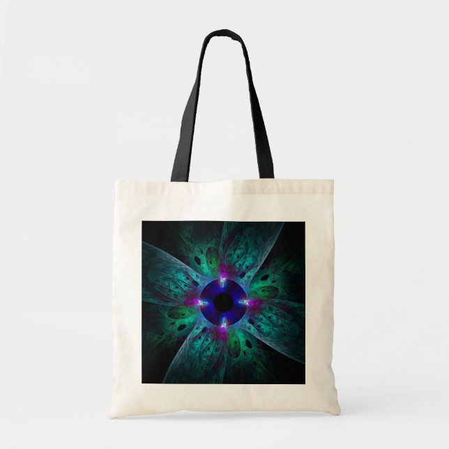 The Eye Abstract Art Tote Bag (Front)