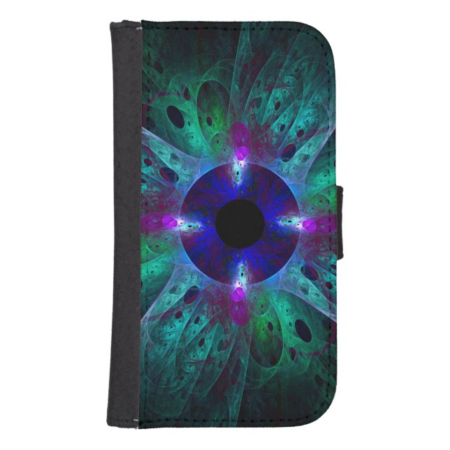 The Eye Abstract Art Wallet Case (Front)