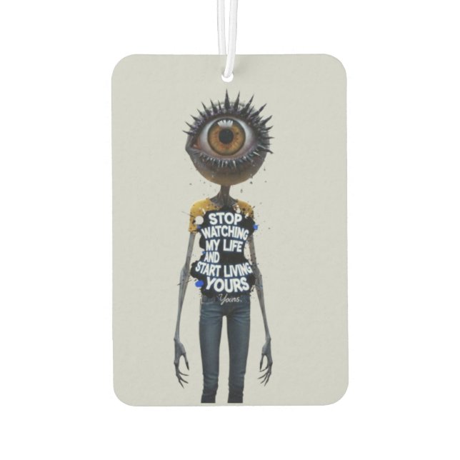 The Eye And Word Collection Air Freshener (Back)