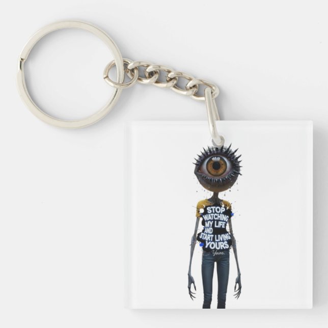 The Eye And Word Collection Keychain (Front)
