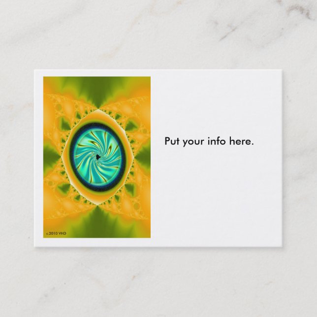 "The Eye"..business card (Front)