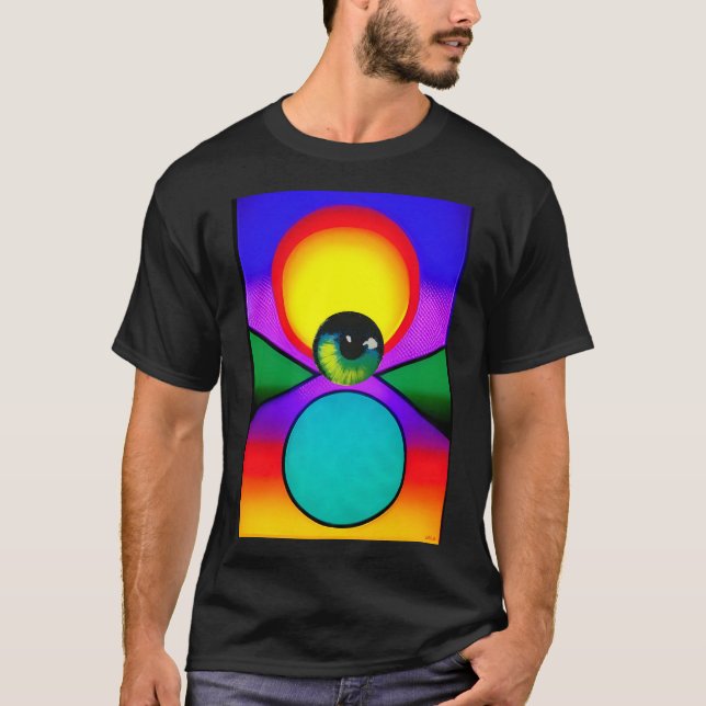 The Eye Drop Ken Gage Psychedelic Art T-Shirt (Front)