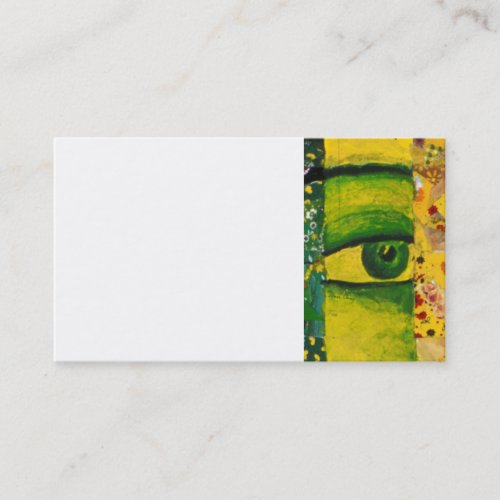 The Eye - Gold &amp; Emerald Awareness Business Card