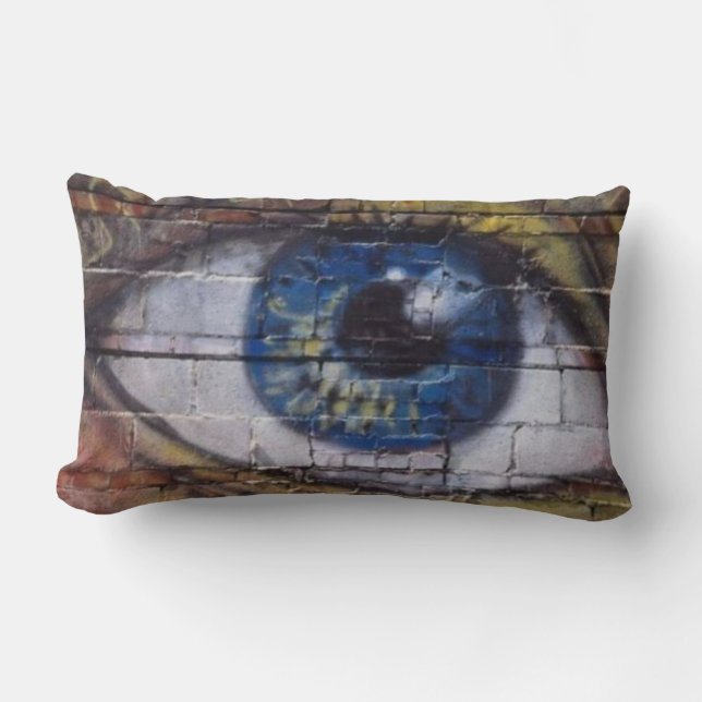 The eye looks - lumbar pillow (Front)