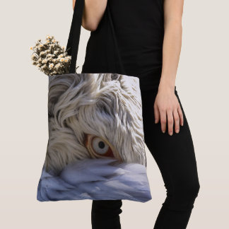 The Eye of a Pelican Tote Bag
