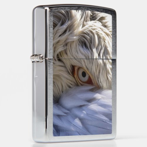 The Eye of a Pelican Zippo Lighter