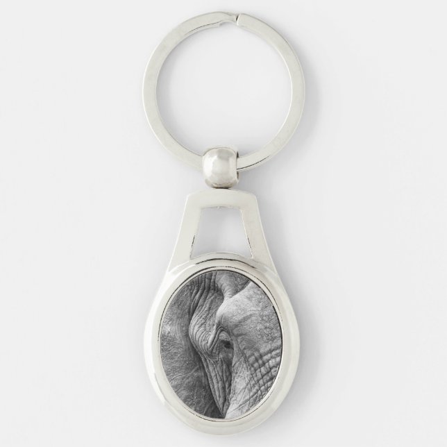 The eye of an elephant keychain (Front)