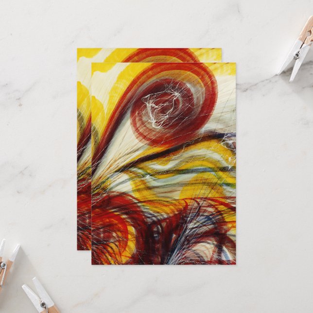 The Eye of God by Georgiana Houghton  Invitation (Front/Back In Situ)