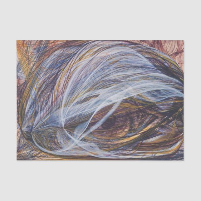 The Eye of God by Georgiana Houghton Tissue Paper (Front)