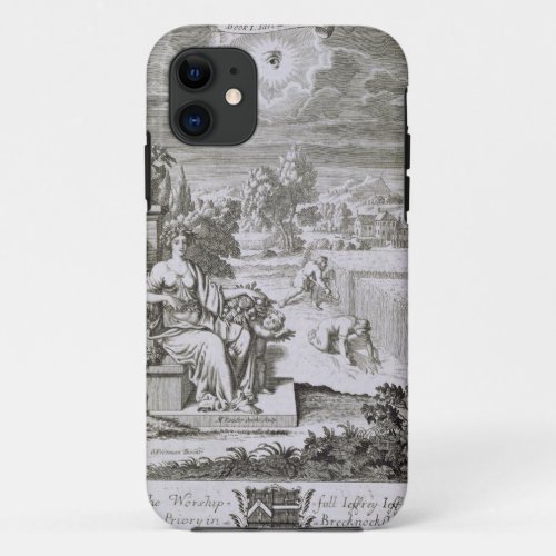 The Eye of God Watches the Harvest illustration f iPhone 11 Case
