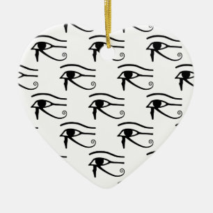 The Eye Of Horus Pattern Ceramic Ornament