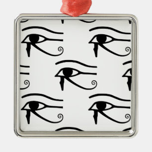 The Eye Of Horus Pattern Metal Ornament