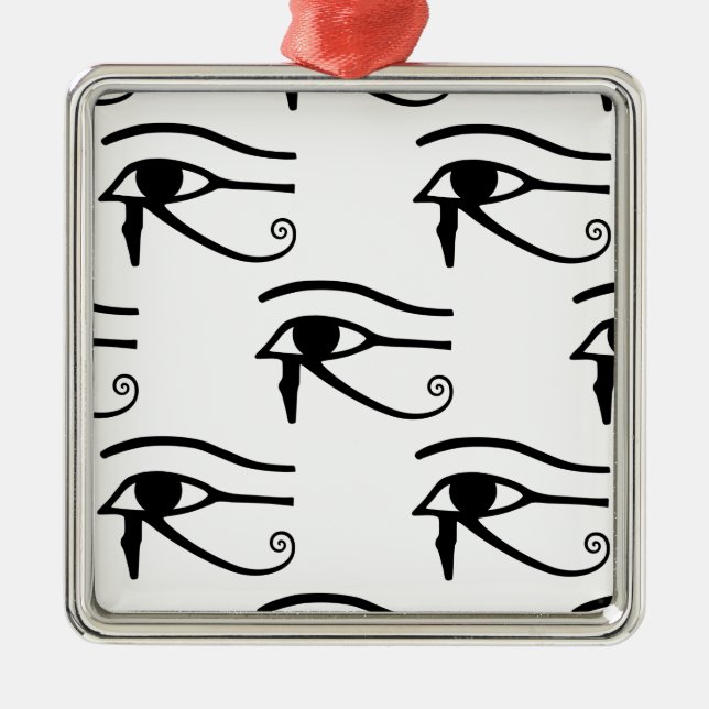 The Eye Of Horus Pattern Metal Ornament (Front)