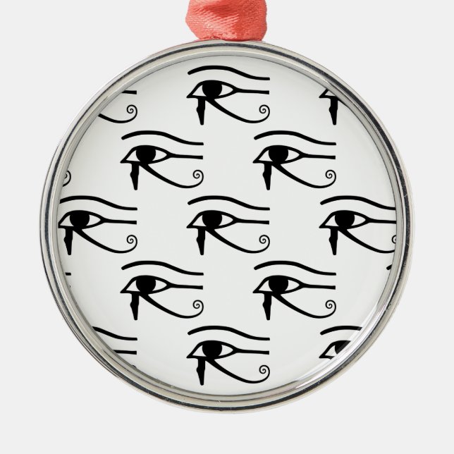 The Eye Of Horus Pattern Metal Ornament (Front)