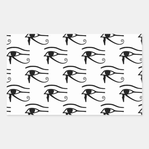 The Eye Of Horus Pattern Rectangular Sticker