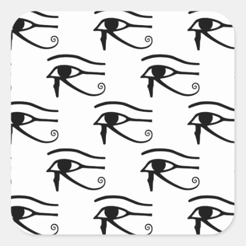 The Eye Of Horus Pattern Square Sticker