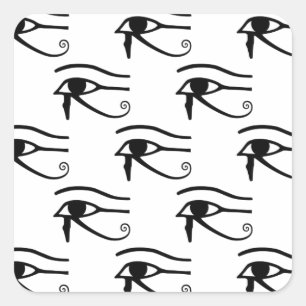 The Eye Of Horus Pattern Square Sticker