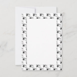 The Eye Of Horus Pattern Thank You Card