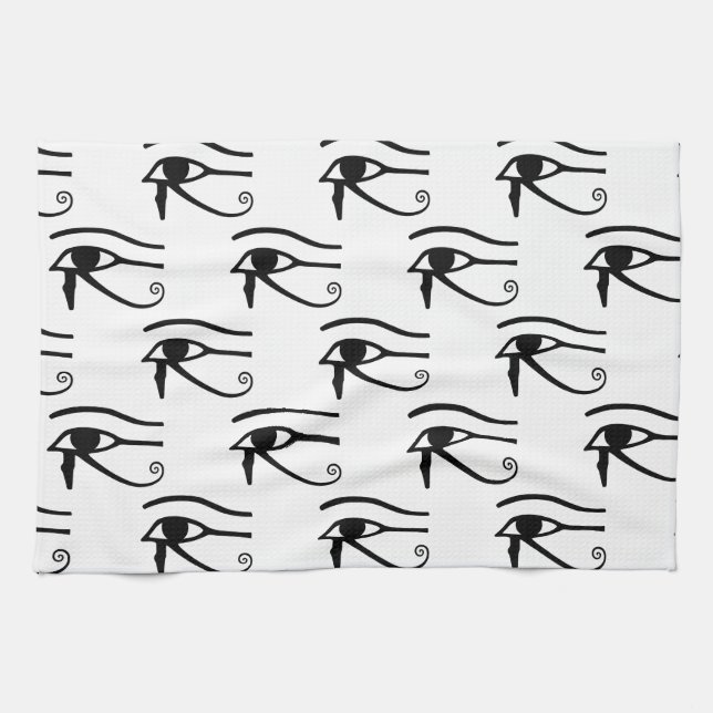 The Eye Of Horus Pattern Towel (Horizontal)