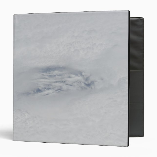 The eye of Hurricane BIll 3 Ring Binder (Front/Inside)