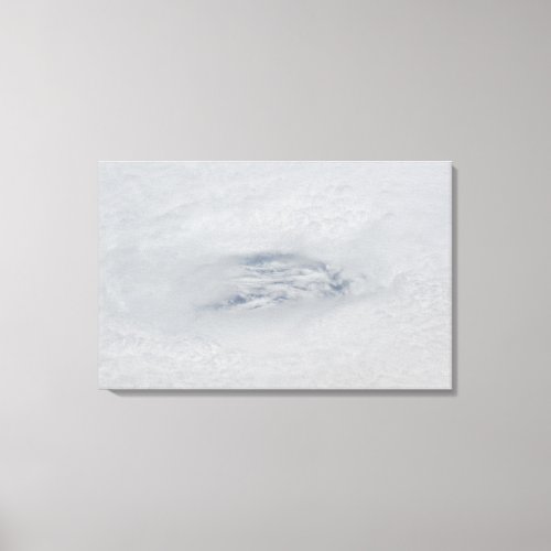 The eye of Hurricane BIll Canvas Print