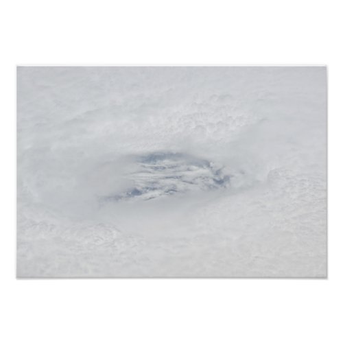 The eye of Hurricane BIll Photo Print