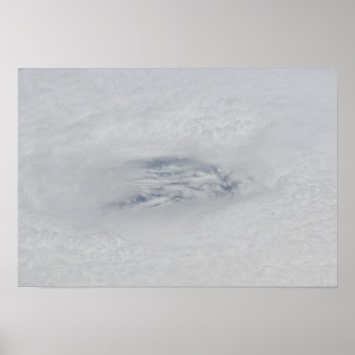 The eye of Hurricane BIll Poster