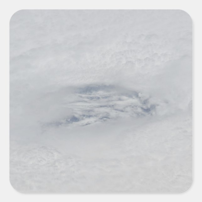 The eye of Hurricane BIll Square Sticker (Front)