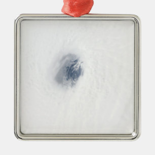 The eye of Hurricane Rita Metal Ornament