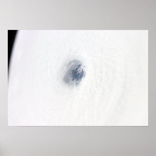 The eye of Hurricane Rita Poster