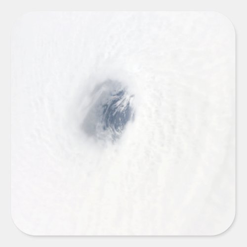 The eye of Hurricane Rita Square Sticker