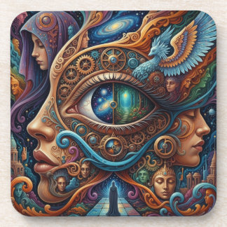 The Eye of Infinite Possibility Coffee Beverage Coaster