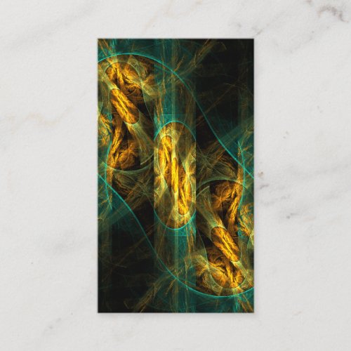 The Eye of the Jungle Abstract Art Business Card