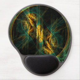 The Eye of the Jungle Abstract Art Gel Mousepad