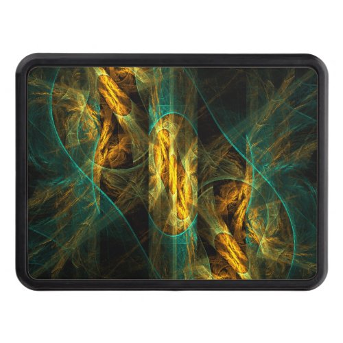 The Eye of the Jungle Abstract Art Hitch Cover