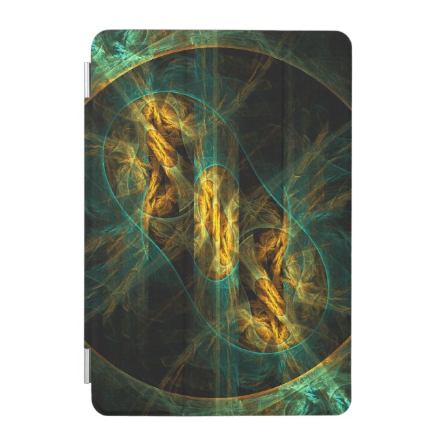 The Eye of the Jungle Abstract Art iPad Mini Cover (Front)