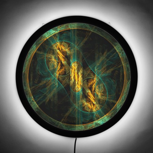 The Eye of the Jungle Abstract Art LED Sign
