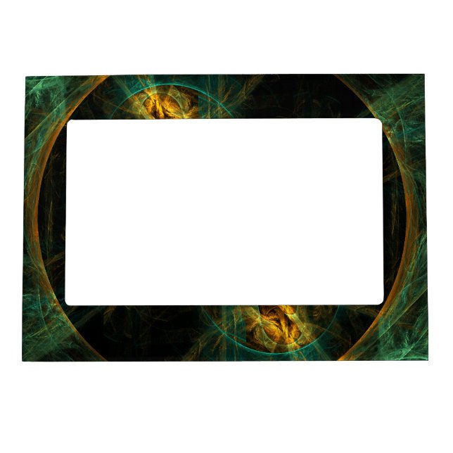 The Eye of the Jungle Abstract Art Magnetic Frame (Front)