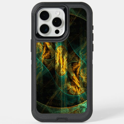 The Eye of the Jungle Abstract Art iPhone 15 Pro Max Case