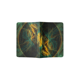 The Eye of the Jungle Abstract Art Passport Holder