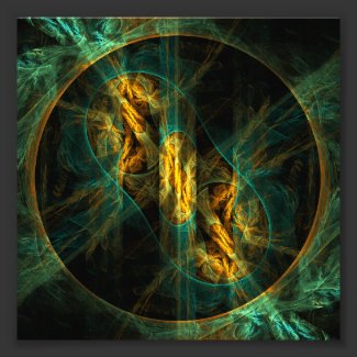 The Eye of the Jungle Abstract Art Photo Print