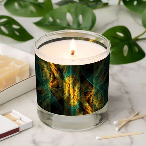 The Eye of the Jungle Abstract Art Scented Candle