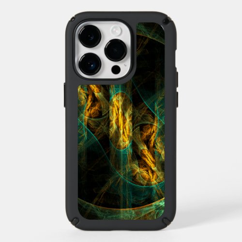 The Eye of the Jungle Abstract Art Speck iPhone 14 Pro Case