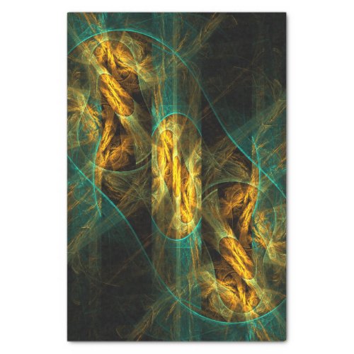 The Eye of the Jungle Abstract Art Tissue Paper